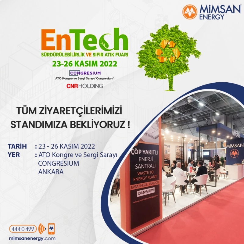 MİMSAN, ENTECH Fuarı’nda ziyaretçilerini ağırlamaya hazırlanıyor. 